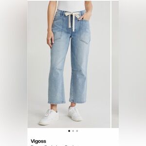 Vigoss Women's Sky Blue Ankle Jeans